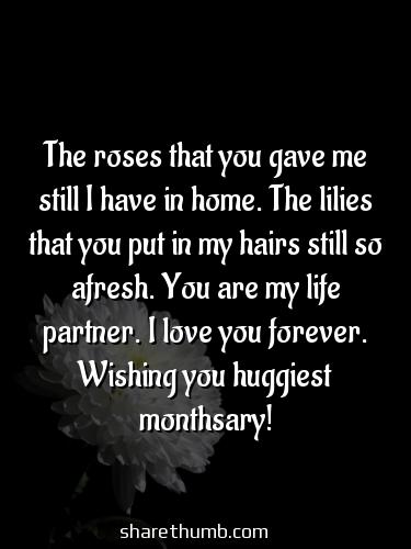 1st monthsary message for girlfriend long distance relationship